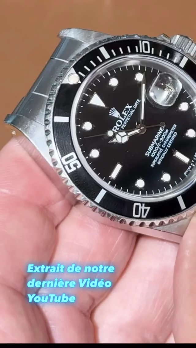 Extrait de notre dernière vidéo Youtube.
@olivineprestige 

#rolex #olivineprestige #vintagerolex #rolex16800 #16800 #rolexsubmariner #submariner #mondani #watchfam #watchnerd #rolexvintage